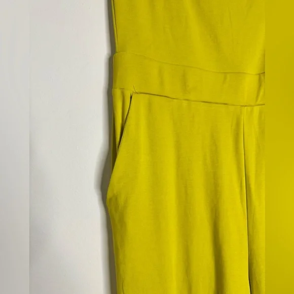 New York & Company Vibrant Lime Jumpsuit - Picture 3 of 8